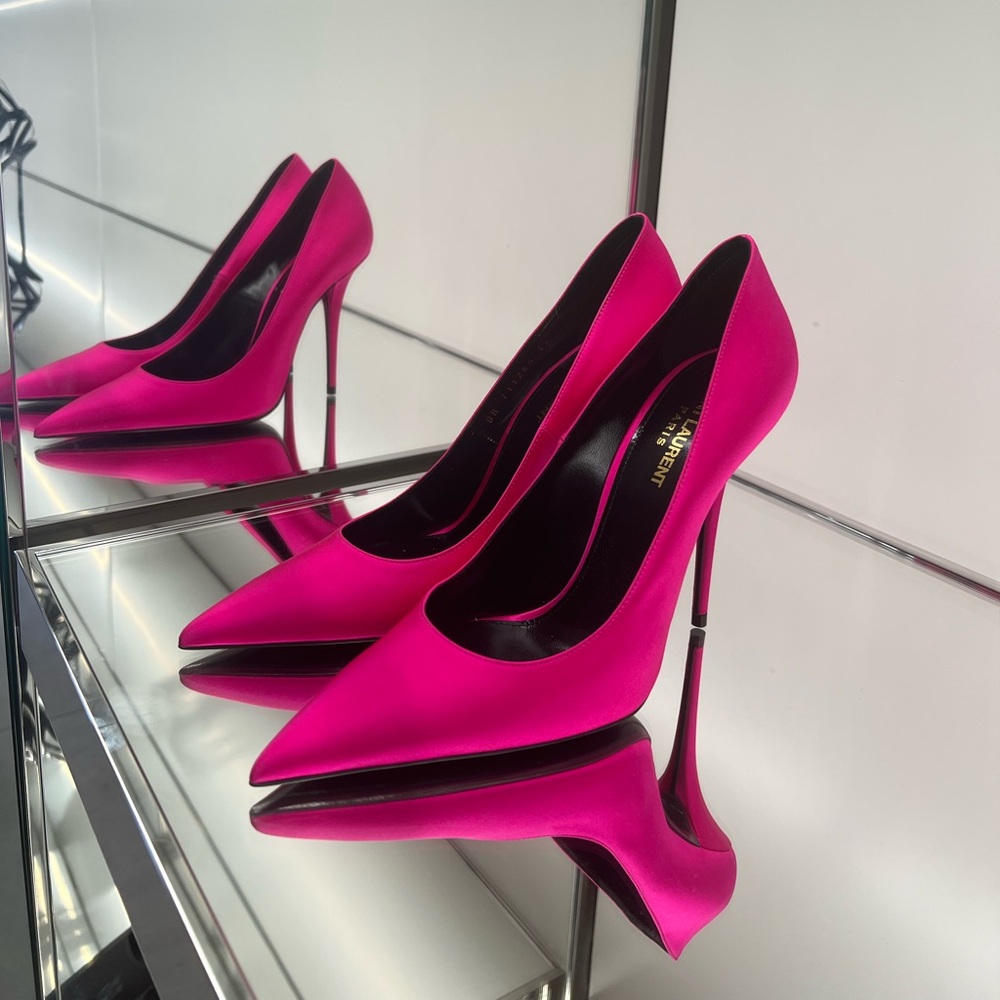 Saint Laurent YSL Pink Pumps 39
